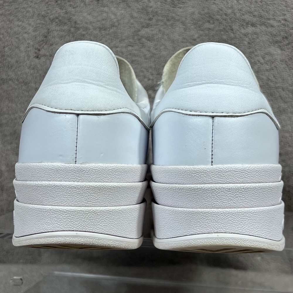 Adidas Originals Bold Gazelle Platform Sneakers IE5130 Triple White Sz 8.5 Sport - Picture 7 of 14